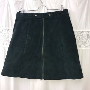 Suede Mini Skirt-worn once